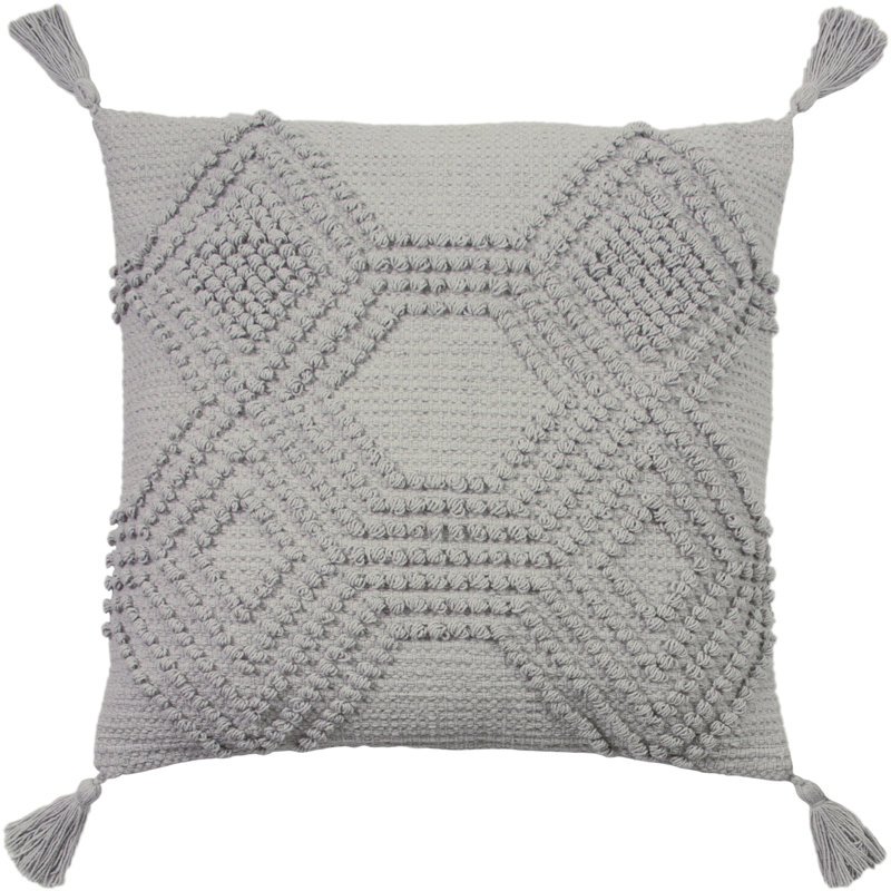 Halmo Square Throw Cushion, Dark Green, Polyester