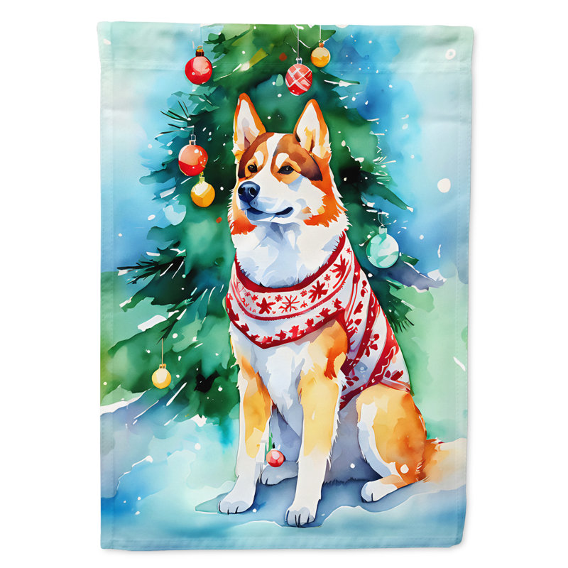 Double Sided Polyester Christmas, 40'' H x 28'' W
