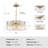 Friedhardt 12-Light Modern Dimmable Drum Chandelier With Textured Glass-1662144696