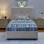 Lit tapissier pour enfants avec tête de lit surdimensionnée pour oreilles de lapin, lumière DEL et 4 tiroirs de rangement-1755166181