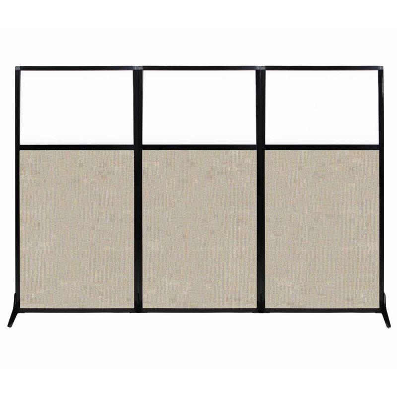 Freestanding Room Divider, 99", Sand