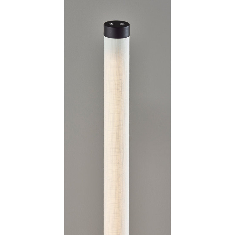Rosales 54.5'' Black LED Column Floor Lamp