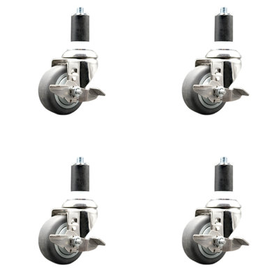Thermoplastic Rubber Swivel Caster