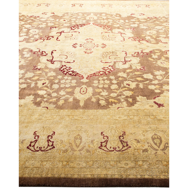 Classic One-of-a-Kind 9' 1" X 12' 4" Hand Knotted Area Rug