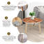 Ensemble de 2 tables basses gigognes Triangle