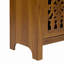 Armoire arquée sculptée à la main, armoire de rangement en bois massif avec tablette ouverte et 2 portes, grande armoire étroite pour le salon, la chambre à coucher, le vestibule