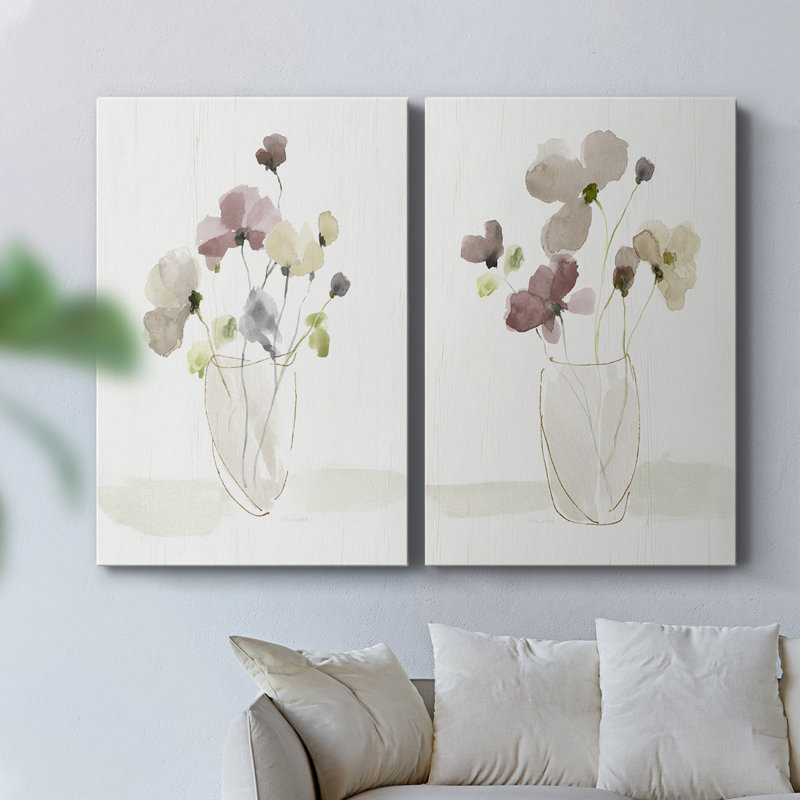 Choisissez la toile tendue I-Premium Gallery de Happy Bouquet - Prêt à accrocher, H 36 po x l 48 po