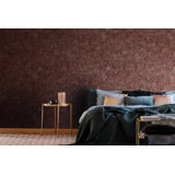 Feel Metallic Scratched Plaster Effect 33' L x 21" W Wallpaper Roll