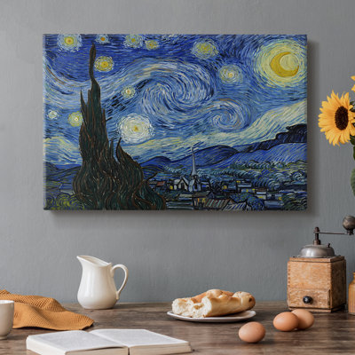 The Starry Night-Vincent van Gogh-Gallery Wrapped Canvas-1889