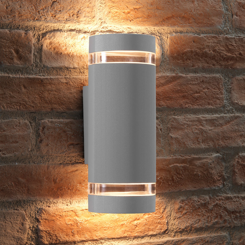 Gaspard 2 - Bulb 26cm H Outdoor Flush Mount, Silver