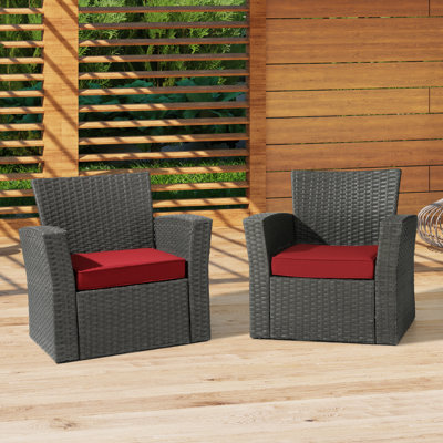 Outdoor Chair Cushion with Double Welt 20" x 19.5" x 4"