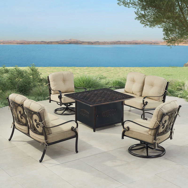 Grimm Outdoor 5 - Piece Conversation Set