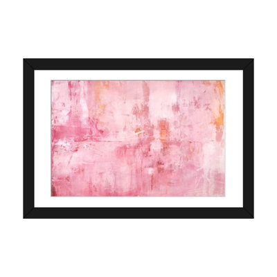 «Pink Miroirs», reproduction d'art sur toile tendue