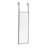 Heulyn Rectangle Metal Frame Over the Door Full Length Mirror-249467900-249467901