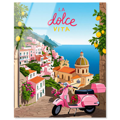 Italian Riviera Acrylic Print Summer Art Prints by Art Remedy