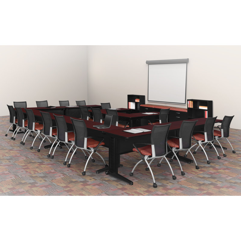 Nevjana Fusion training table, Acajou, H 29 po x L 42 po x l 24 po