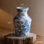 Vase en porcelaine indigo-473434788