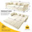 100 " Velvet Sleeper Sofa-1720312204