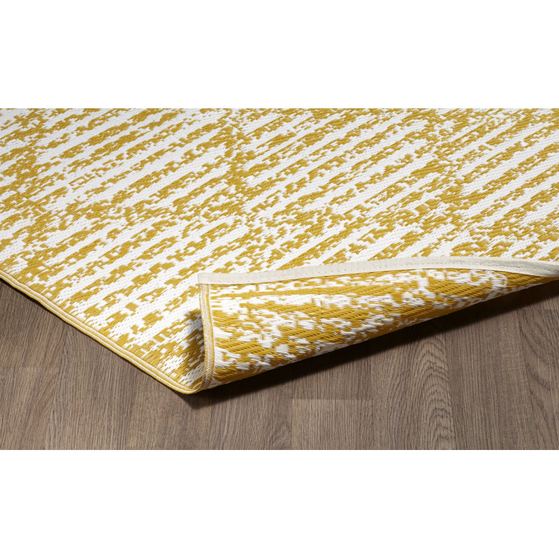 Tapis intérieur / extérieur en plastique réversible à séchage rapide Fiesta Premium, Rectangle 4 pi x 6 pi