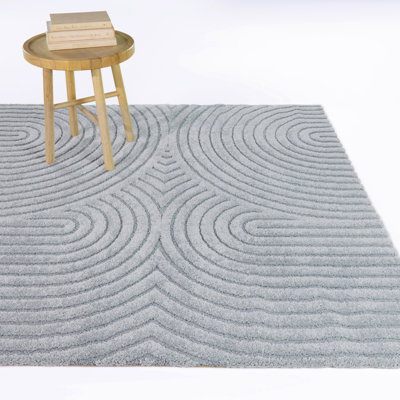 Tapis bleu sarcelle Caserio