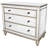 Daneli 38"W Mirrored 3-Drawer Accent Chest