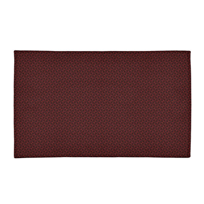 Tapis de zone rouge hexagonale en treillis reg patterns