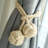 Gitane Rustic Rope Curtain Tieback with Decorative Knot (Set of 2)-1538939524