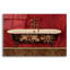«Royal Red Bath I» par Lisa Audit, art mural en verre acrylique-644264074