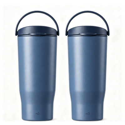  Ensemble de 2 tasses de voyage en céramique 17 oz