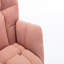 Chaise berçante en tissu avec repose-pieds Teddy-2015712031
