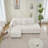 Wool Left Facing Sectional Sofa With Chaise
