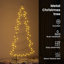Metal Christmas Tree with Stand Black Steel-965714399