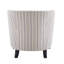 Upholstered Stripe Barrel Chair