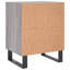Mariacecilia 40cm W Iron Bedside Table-1004980437-971324582