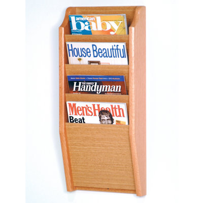 Maclaine Wood Magazine Rack