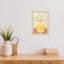 «Yellow Vase» par Design Fabrikken, impression sur bois encadrée-2009330696-2009330692