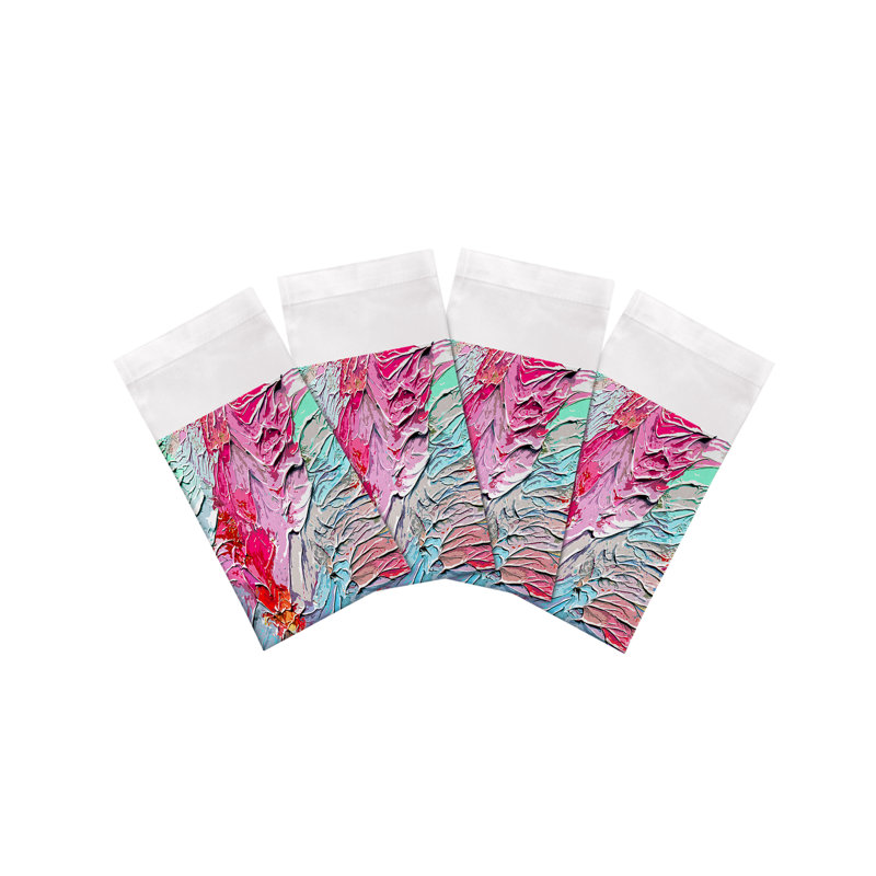 Serviettes de table en satin de coton Paint Brights