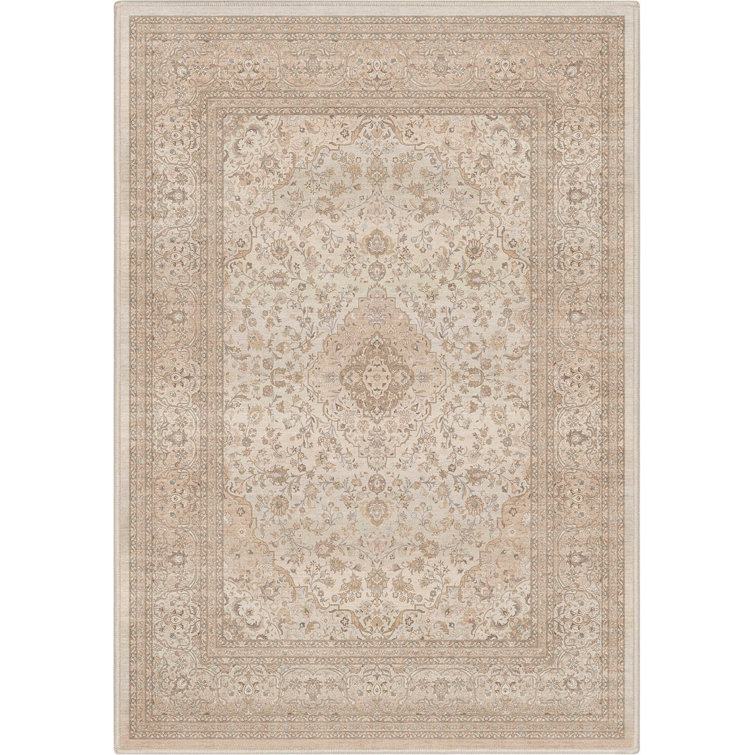 Espy Athens Vintage Medallion Floral Area Rug