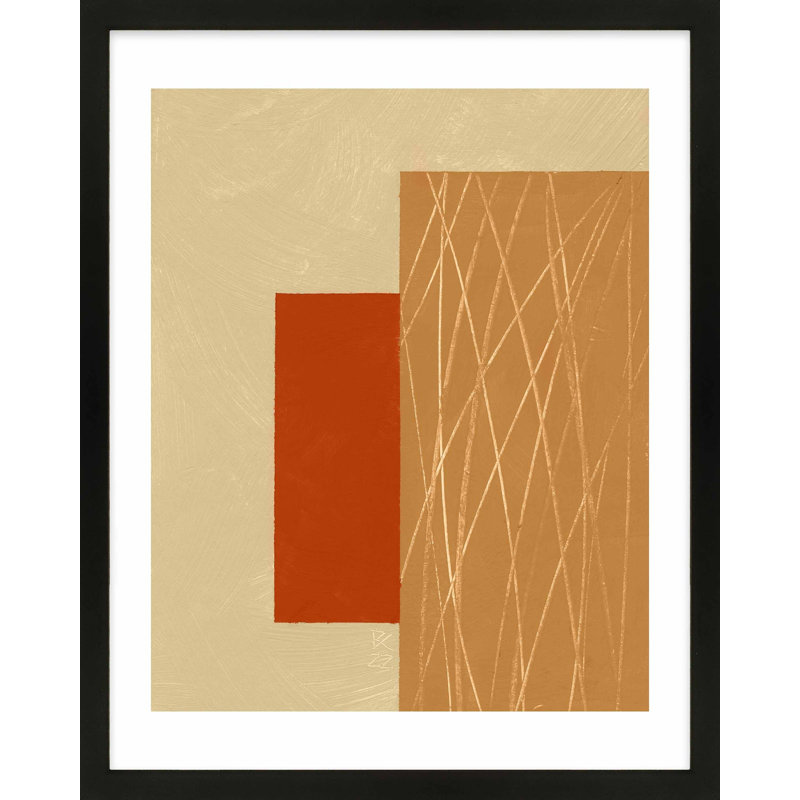 Rhythm 1 Print by Robert Kamnatnik, Black, 20" H x 16" W x 1.25" D