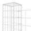 U-shape Gabion Basket with 3 Posts Iron-437160347