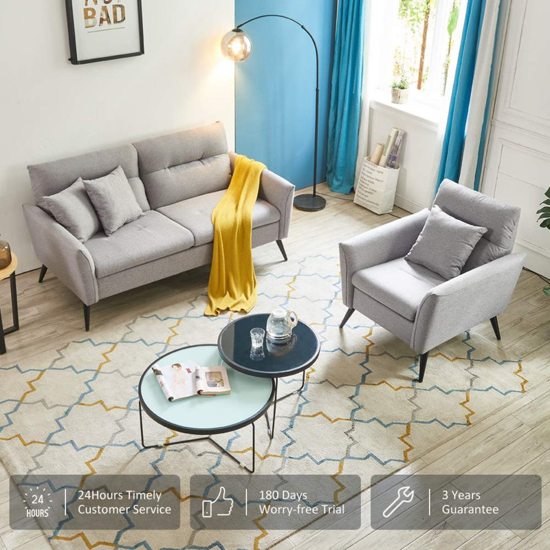 Cotton Blend Sofa