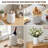 White Ceramic Crock Kitchen Utensil Holder