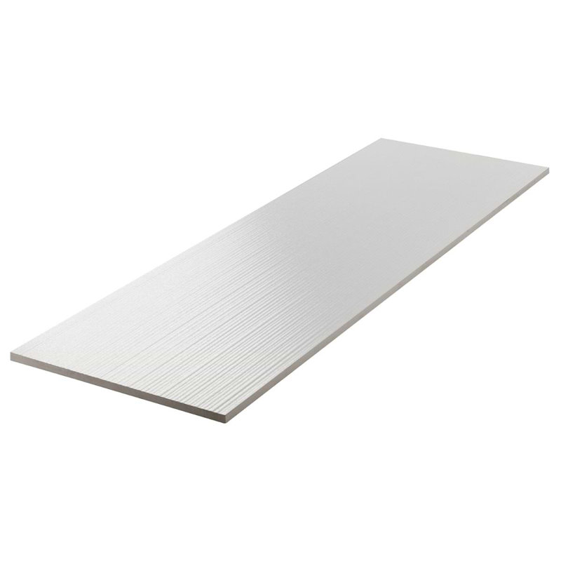 Reverb 12x36 3D Matte Ceramic Tile, Linear White