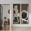 «Modern Modern Black & White Abstract Line Composition», ensemble de 2 reproductions d'art encadrées sur toile 60 po x 20 po x 2 pièces, 60 po x 30 po x 2 pièces-1755501280-1755753624