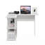 Bureau d'ordinateur en L avec bibliothèque de l 41,14 po-1882038865