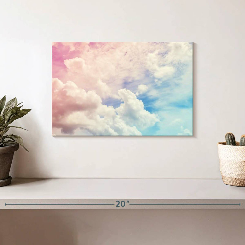 Nuage pastel Alvord, H 8 po x l 12 po