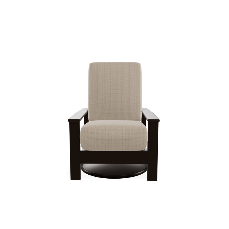 Chaise berçante pivotante cachée en polymère Leeward, Kona, Sable Bliss