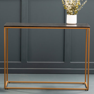 Osawatomie 100cm Stone Top Console Table