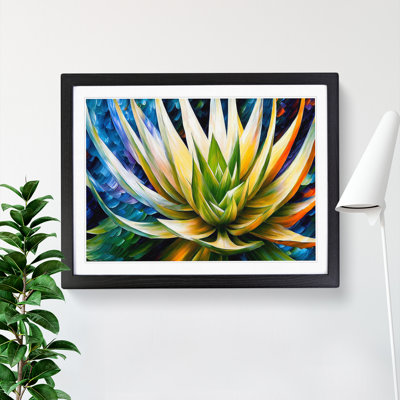 Aloe Vera Succulent Plant Vol.3 1 Piece Single Picture Frame Painting