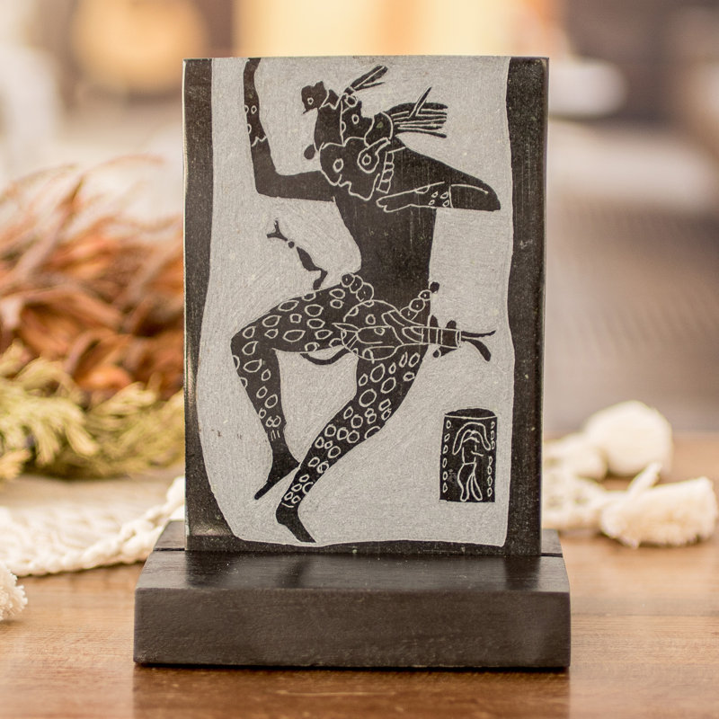 Sculpture Vanturi Maya Jaguar Dancer